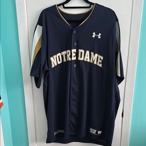 Under Armour Blue and White Athletic Jersey